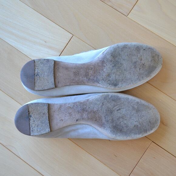 Chloe Lauren Flats in Elephant Grey Suede Size 7 - Picture 5 of 6